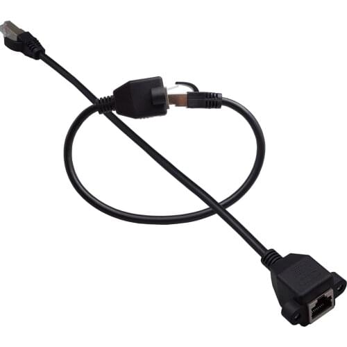 1Pcs RJ45 Ethernet Lan Male to Female Network Cable Extension Extender Cord 30cm