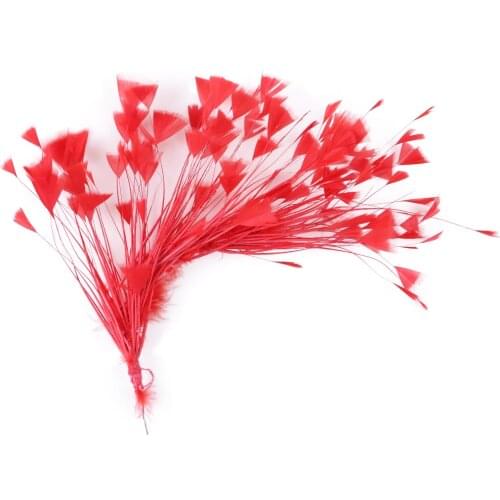 Wholesale 10Pcs 25-30Cm Turkey Feathers Flower Decoration Accessories For Carnival Cosplay Headdress Corsage Plume DIY Headwear