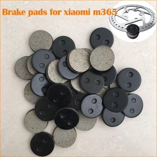 2 Pcs Metal Brake Pads Rear Disc Brake Pad for Xiaomi Mijia M365 Electric Scooter Repair Parts Skateboard Scooter Accessories