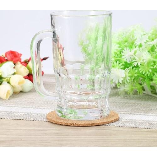 6pcs/Lot Tea Drink Placemat Natural Cork Coaster Heat Resistant Cup Mat Coffee Tableware Kitchen Decoration