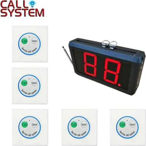 99 channel 1 wall display screen with 5 wall bed patient calling button Hospital Nurse Call System
