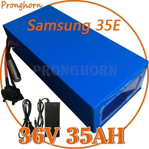 Original 36V Ebike Battery 36V 10Ah 14Ah 18Ah 21Ah 25Ah 28Ah 32Ah 35Ah Battery use Samsung 35E Cell for Bafang/TSDZ2 500W 1000W