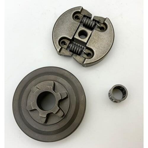CLUTCH & CLUTCH DRUM & NEEDLE BEARING FIT FOR CHINESE CHAINSAW 2500 25CC