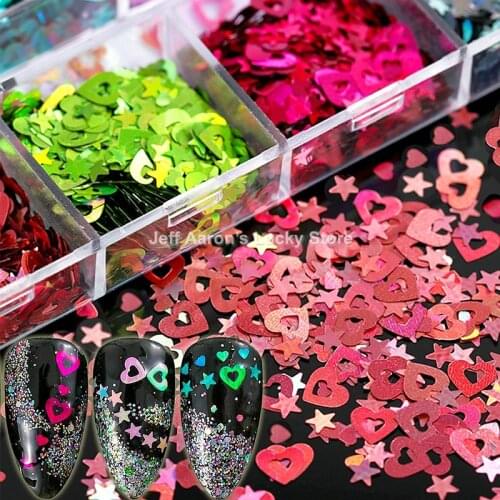 Ultra-thin mixed styles glitter nail sequins for nail art decorations nails accessoires manicure supplies tool CT23