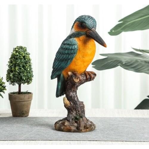 American simulation bird decoration jay model outdoor balcony garden courtyard wine cabinet home ornaments crafts