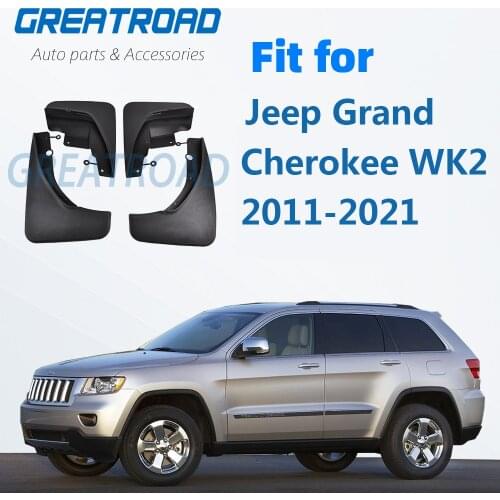 For Jeep Grand Cherokee WK2 2011-2018 Set Front Rear Car Mud Flaps Mudflaps Splash Guards Mud Flap Mudguards 2012 2013 2014 2015