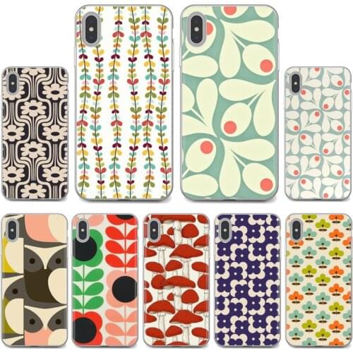 Multi Stem Orla Kiely Folio For Xiaomi Mi A1 A2 A3 5X 6X 8 9 9T 10 10T 11 Lite SE Pro Transparent Soft Covers