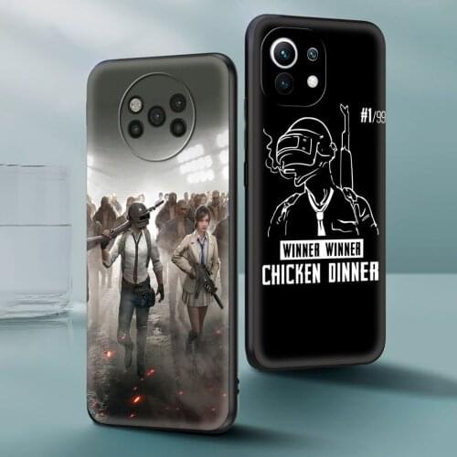 PUBG winner Cover for Xiaomi Mi Poco X3 NFC M3 X3 Pro F3 F1 9T 10 11 Ultra Note 10 10T 5G A2 Lite Cell Phone Case