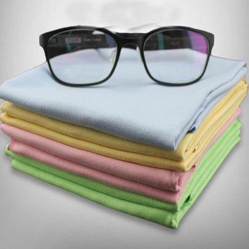 Double Sided Velvet Lens Cloth Eyeglass Cleaning Cloth Phone Screen Cleaner Sunglasses Camera Duster Wipes Eyewear Accessories