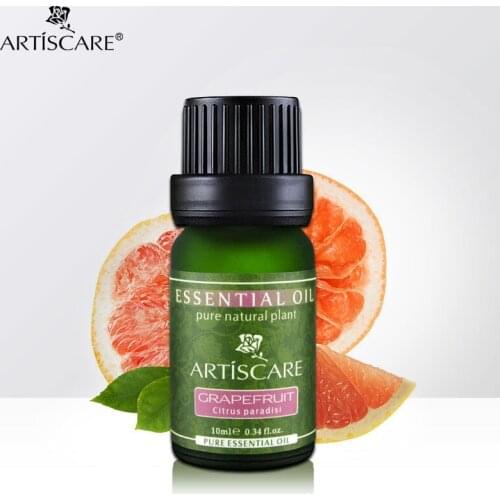 ARTISCARE Grapefruit 100% Pure Essential Oil 10ml Deep Clean Skin Tightening Adjust Oily Skin and Acne Massage Oil Skin Care