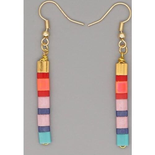 Go2boho Boho Earring For Women Tila Earrings Rainbow Jewelry 2020 Fashion Japan Miyuki Beads Jewellery Bohemian Pendientes Gift