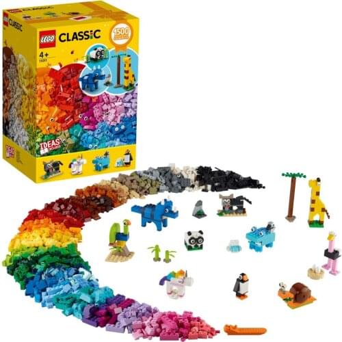 LEGO 11011 Classic Bricks and Animals Large Building Set 1500 Pieces