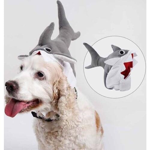 Cute Dogs Caps Fish Tail Headwear Elastic Costume Birthday Wedding Party Headband Decor Pet Cat Hat Accessory Pumpkin Dog Hat