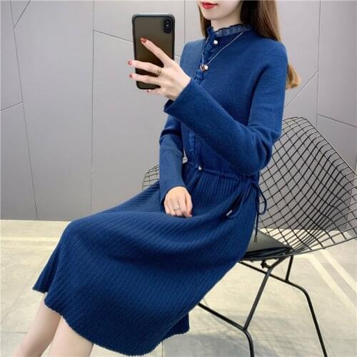 Room 193254, 2 row 5 】 in the film under the long lace belt, knee-length dress [1222] 66