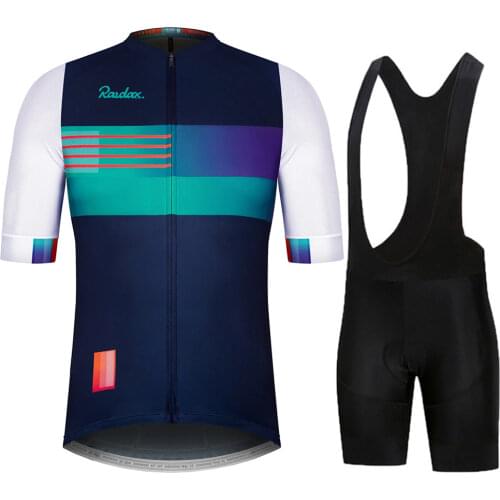 New 2021 Breathable Anti-UV Summer Quick Dry Cycling Jersey Set Breathable Sport Mtb Suit Bicycle Jerseys Mens Cycling Clothing