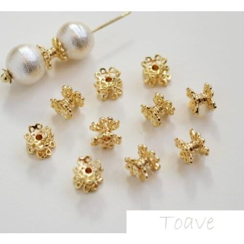 Maintains Color Copper Plated 18k14k Gold Color Solid Ring DIY Ear Stud Bracelet Necklace Material Accessories