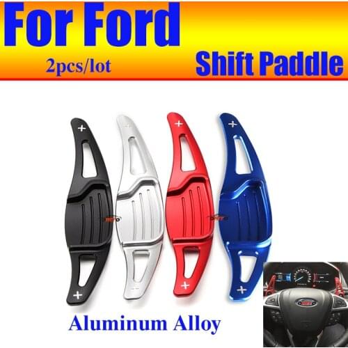 Fit for Mondeo Taurus Edge 2015-2019 Auto Steering Wheel Shift Paddle Accessory Shifter Extension Aluminum Alloy 2pcs/set