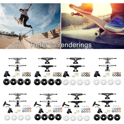 Skateboard Riser Shock Pads Bearings ABEC-11 Component Screws Bridge Bushings Skateboards Roller Repair Bolts Tools T Acces