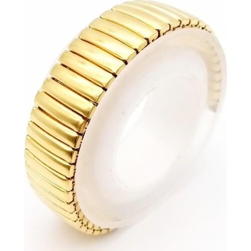 12 14 16 18 20 22MM Stretch Expansion Stainless Steel Parts Watch Band Strap Silver Metal Watch Bracelets Watch Accessories