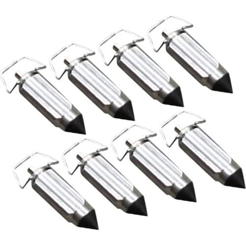 Rubber Needle 8pcs Aluminum Carburetor Valve For Bandit 250~400 GSF250~400 GJ74/75A YM XJR Set