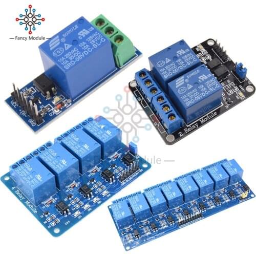 1/ 2/ 4/ 8 Channel Relay Module Relay Expansion Board 5V Low Level Triggered 1/ 2/ 4/ 8 Road Relay Module for Arduino