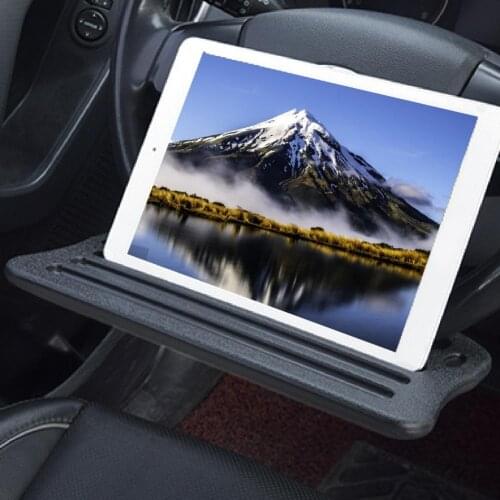 1PC Eating Steering Wheel Desk Multifunction Waterproof ABS Insulated Car Laptop Stander for Working Eating Readin