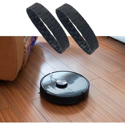2pcs/set Robot Vacuum Cleaner Replacement Accessories Spare Parts Anti-skid Wear-resistant Rubber Tire Skin