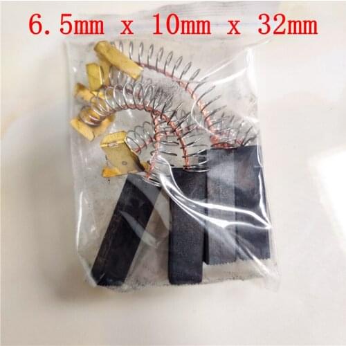 8pcs Motor Carbon Brush 6.5mm x 10mm x 32mm 6.5mm *10mm *32mm for Vacuum Cleaner