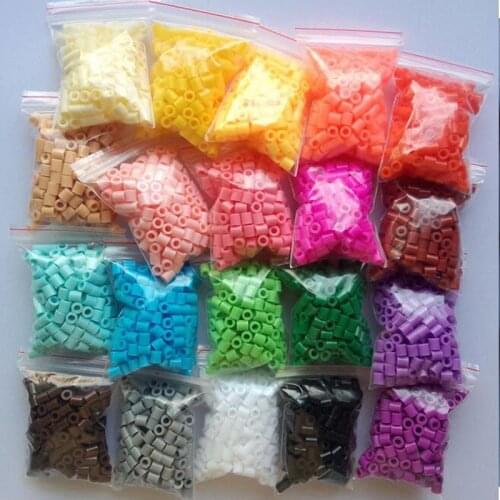 5mm Hama Perler Fuse Beads 20 Colours 4000pcs Iron Beads Kids Diy Handmaking Toys For Children DIY Craft