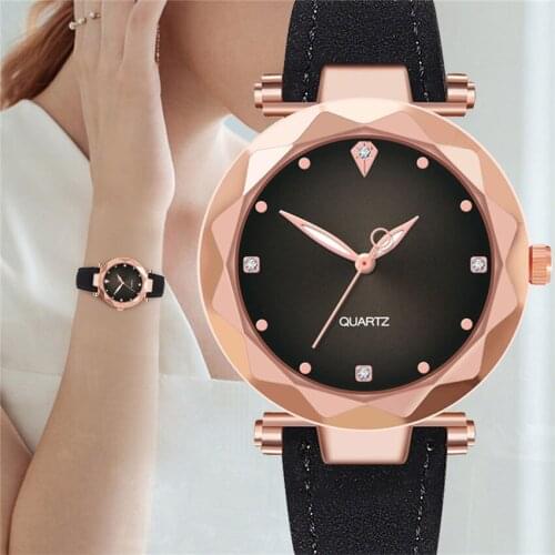 Luxury Brand Women Watches Waterproof Faux Leather Quartz Analog Ladies Dress Mens Wrist Watch Clock montre homme 2018