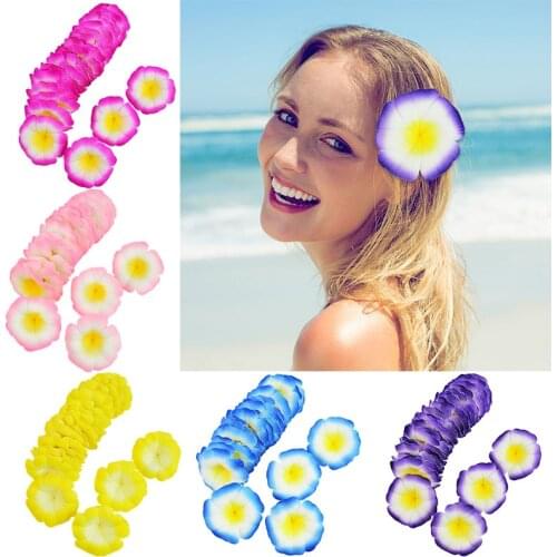 10pcs 7.5cm Plumeria Hawaiian PE Foam Frangipani Artificial Egg Flowers Wedding Home Party DIY Morning Glory Decoration Supplies