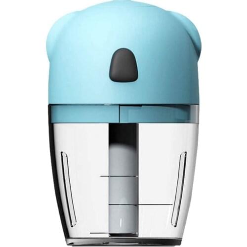 Electric Small Food Processor Portable Mini Food Chopper Cordless Spice Choppers for Fruit Salad Onion Garlic