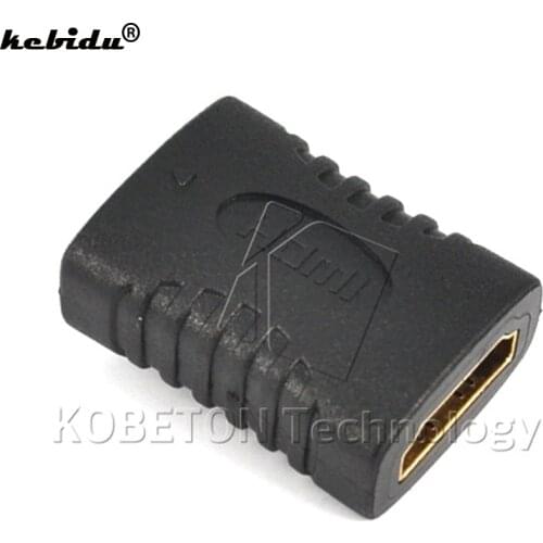 Kebidu HDMI-compatible Female to Female F F HDTV HDMI-compatible Cable Extension Adapter Converter Connector for HDTV HDCP 1080P