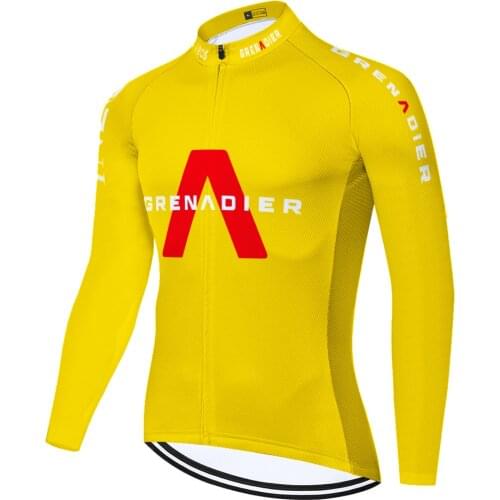 2021 grenadier Summer Spring 2021 ineos Mayots Manga Larga Camiseta Ropa Maillot Mallots Hombre Jersey Camisa Ciclismo Ciclismo