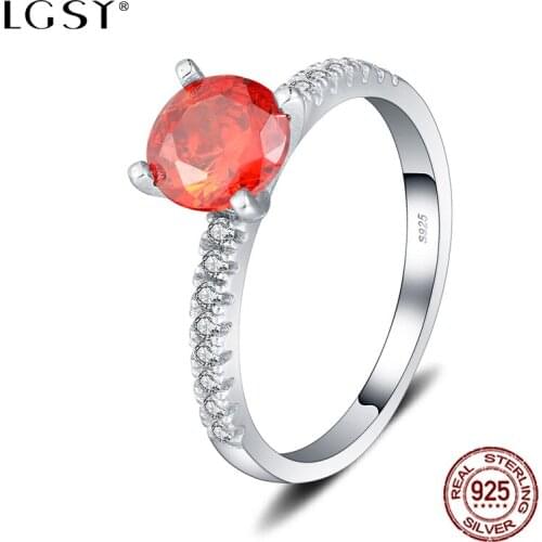 LGSY DR1108 New Arrivals 925 Sterling Silver Rings Fashion Jewelry Pendant Geometric Shaped Round Stars Finger Ring Fine Jewelry