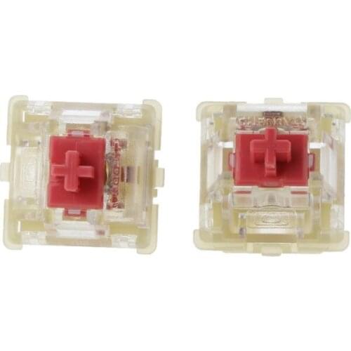 LX9B 2Pcs Original Cherry MX RGB Silent Pink Red 3Pin Speed Silver Silent Switch For Mechanical Keyboard