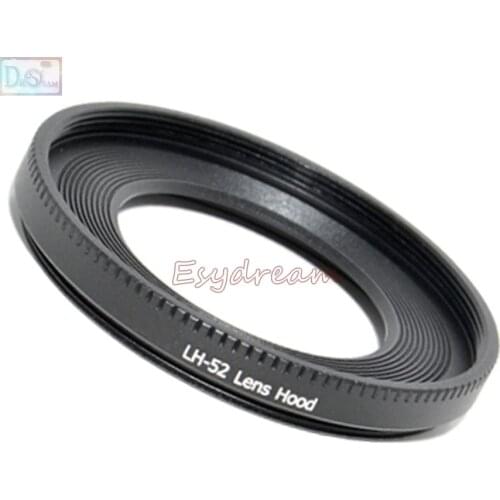 Metal Lens Hood Shade replace ES-52 for Canon EF-S 24mm F2.8 STM / EF 40mm f/2.8 STM Lenses ES52