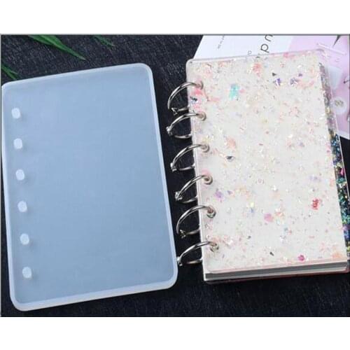Fashion 21Pcs Silicone Mold Set Ornament Notebook Cover Making DIY Handmade Epoxy Craft