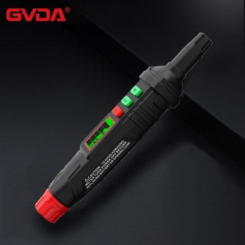 GVDA New Combustible Gas Analyzer High Sensitivity Gas Leak Detector Sound Light Alarm Flammable Natural Gas Tester 1000ppm