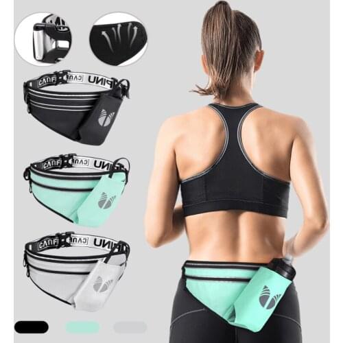 Running Bag Waist Belt Pack Outdoor Marathon Gym Sport Fitness Water Bottle Pouch Fanny Cycling Pocket Waist Riding Phone Pack
