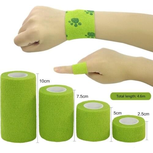 Self-Adhesive Elastic Bandage First Aid for Finger Joint Knee First Aid Kit Pet Tape Wrap Sports Tape First Aid Tool 2.5/5/7.5cm