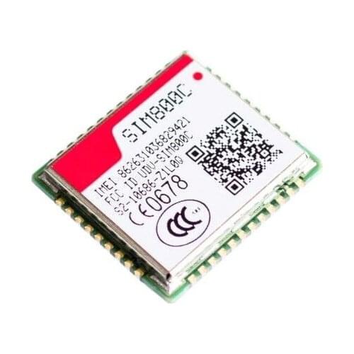 【SIMPLE ROBOT】SIM800C SIMCOM GSM/GPRS With small size in LCC interface and play high performance