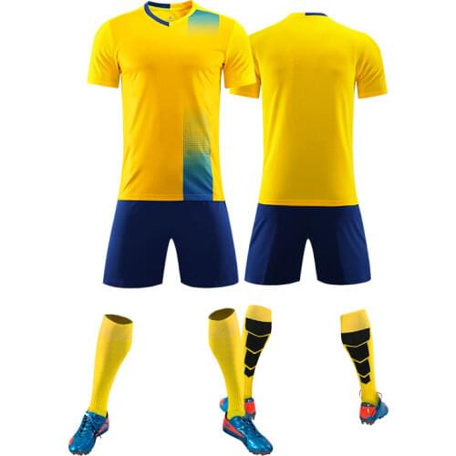 Kids Soccer Jersey Sets Survetement Football 2019 Men Blank Soccer Sports Kits Uniforms Adult Soccer Tracksuits Sportswear Print