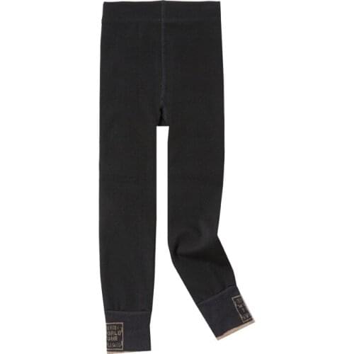 Autumn And Winter Children Pants Plus Velvet Thick Knit Korean Version Of Baby Children Outer Pants Girls Plus Velvet Leggings