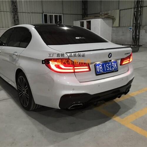 For BMW 528Li 530Li 540Li G38 2018+ high quality Carbon Fiber rear boot Wing Spoiler Rear Roof Spoiler Wing Trunk Lip Boot Cover