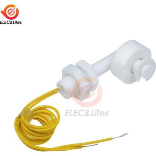 1Pcs DC 220V Liquid Water Level Sensor Switch Right Angle Float Switch for hydroponics Pump Fish Tank boats basement alarm use