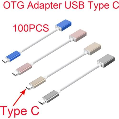 100PCS Type C to USB OTG Adapter for for Android Phone