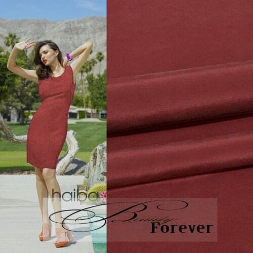 32mm heavy silk double heavy sand wash dark red high-grade solid color heavy silk fabric clothing dress cheongsam silk cloth