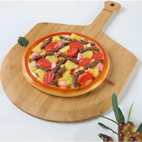 40% Hot Sales!!! 12 inches Natural Bamboo Pizza Peel Board Kitchen Baking Supplies with Handle