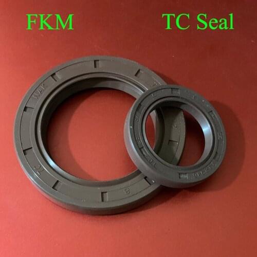 55*85*8/10/12 55x85x8/10/12 Brown Fluoro FKM Fluorine Rubber Spring Double Two Lip TC Ring Gasket Radial Shaft Skeleton Oil Seal